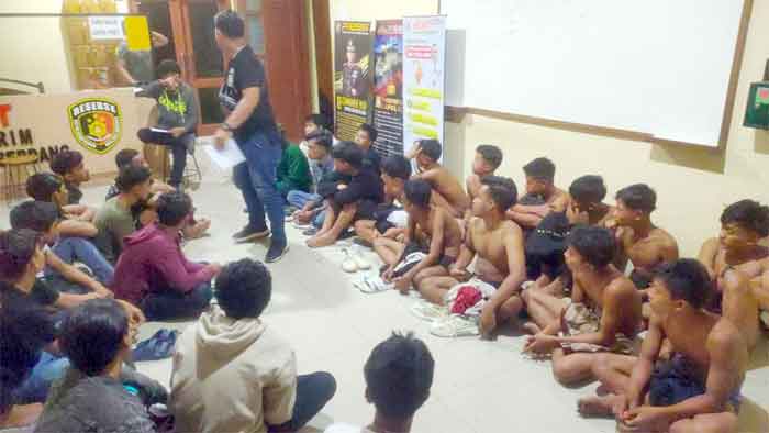 Tim Patroli Presisi Polresta Deliserdang Amankan 46 Remaja Diduga Kelompok Geng Motor