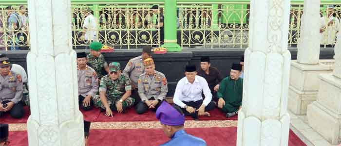 Wakapolres Langkat Ziarah Makam Kesultanan