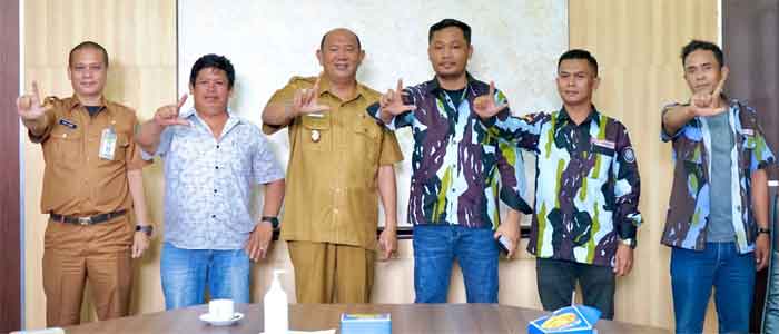 DPD IPK Langkat Audiensi ke Syah Afandin Jelang Pelantikan
