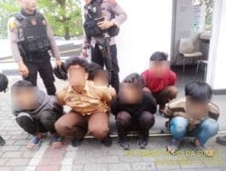 6 Pelajar Anggota Geng Motor Diringkus Tim PRC Samapta Poldasu