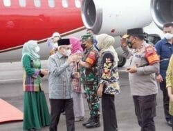 Kapoldasu Sambut Kedatangan Wapres ke Tapteng