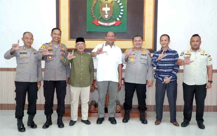 Kapolres Langkat Laksanakan Silaturahmi Kepada H Syah Affandin SH