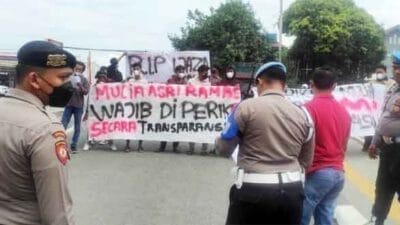 Aliansi Mahasiswa Gelar Unjuk Rasa Terkait Dugaan Ijazah Palsu