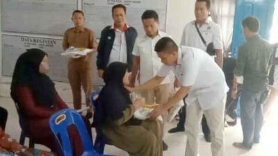 Sambut HPN 2023, PWI Batu Bara Berbagi Sembako dan Santuni Anak Yatim