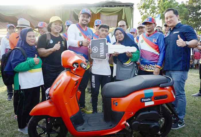 Pembukaan Porwil VIII Medan, Siswa SDN Kota Bangun Raih Hadiah Utama Sepedamotor