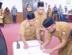 Pemko Tanjungbalai Serah Terima Jabatan Pimpinan Tinggi Pratama