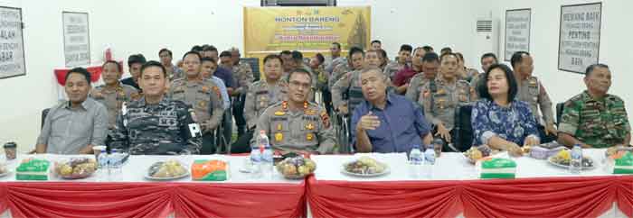 Polres Sibolga Gelar Nonton Bareng Pagelaran Wayang Kulit