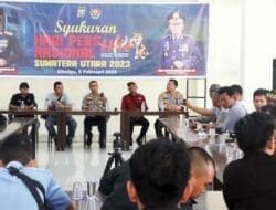Polres Sibolga Bersama Mitra Strategis Adakan Syukuran HPN Tahun 2023