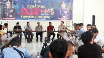 Polres Sibolga Bersama Mitra Strategis Adakan Syukuran HPN Tahun 2023