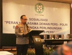 Polri dan Dewan Pers Sosialiasi Perlindungan Kemerdekaan Pers
