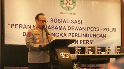 Polri dan Dewan Pers Sosialiasi Perlindungan Kemerdekaan Pers