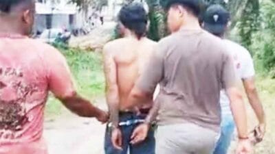 Pria Bertato Tak Berkutik Diringkus Sat Res Narkoba Polres Labuhanbatu