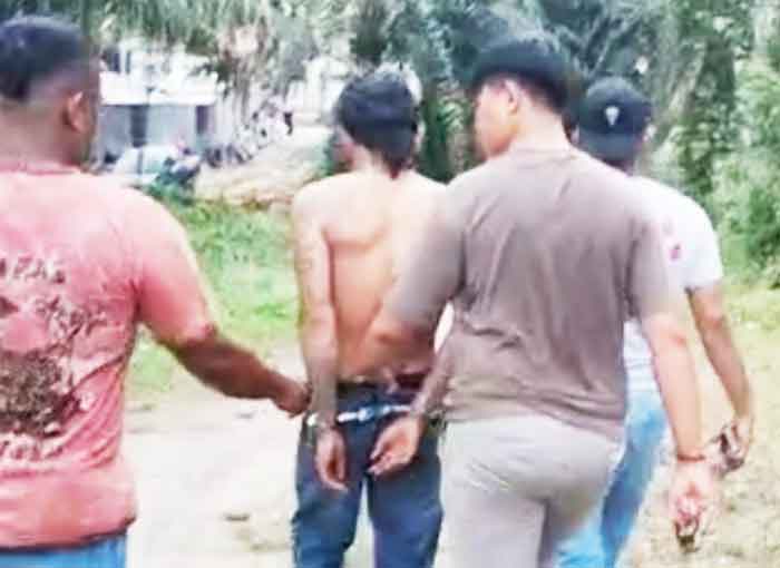 Pria Bertato Tak Berkutik Diringkus Sat Res Narkoba Polres Labuhanbatu