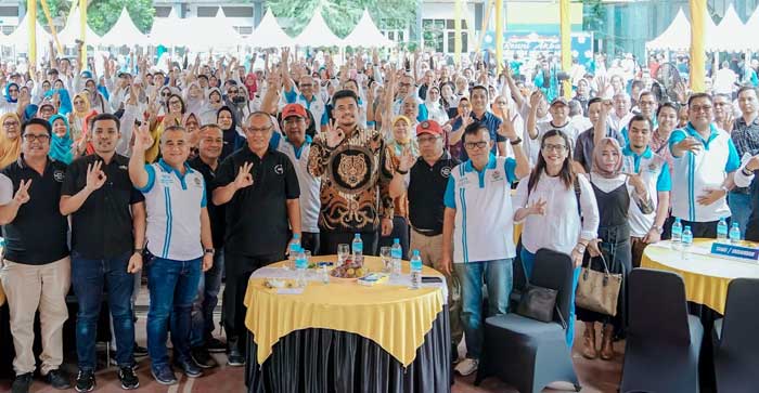Reuni Akbar Alumni SMAN 3 Medan, Bobby Nasution Minta Dukungan Wujudkan Medan Berkah, Maju & Kondusif