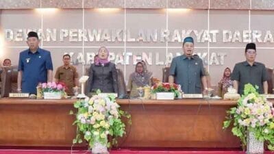 Rapat Paripurna DPRD Kabupaten Langkat Dihadiri Syah Afandin