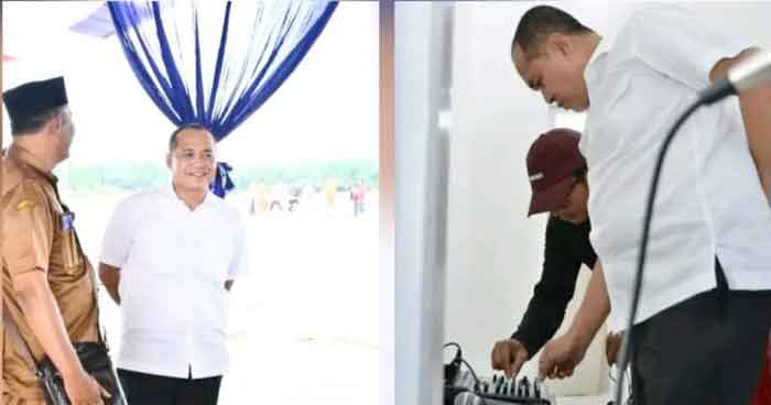 Bupati Batu Bara Tinjau Persiapan Peresmian Masjid dan Peletakan Batu Pertama Kantor Bupati