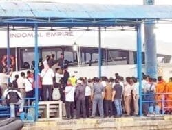 Walikota Tanjung Balai Lepas Pelayaran Kapal Fery NV Indomal Empire
