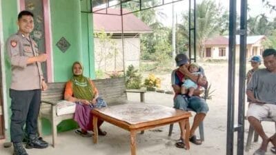 Bhabinkamtibmas Polsek Pangkalan Brandan Sambangi Warga Binaan