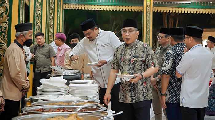 Bobby Nasution Jamuan Makan Malam dengan Gus Yahya Pra-Rakernas LPTNU