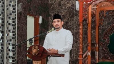 Bobby Nasution Safari Ramadhan di Masjid Pahlawan Muslimin