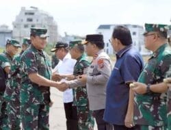 Kapolda Sumut Sambut Kedatangan Panglima TNI