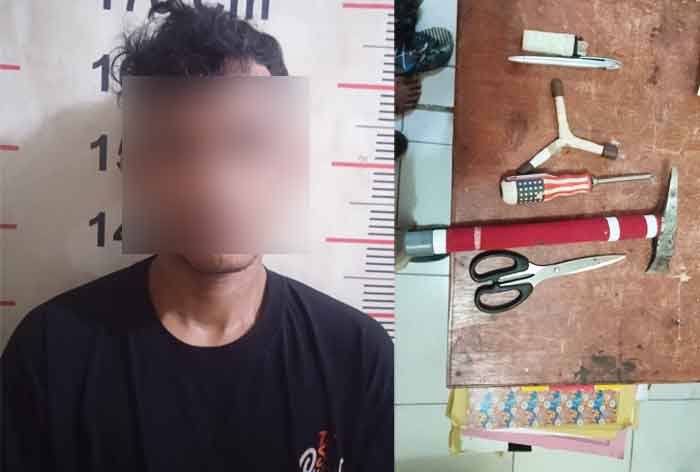 Pelaku Pencurian Sepedamotor Diamankan Reskrim Polsek Salapian