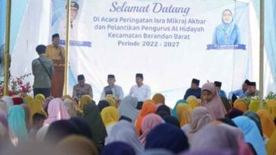 Peringatan Isra Mikraj dan Pelantikan DPC Al Hidayah Kecamatan Berandan Barat Dihadiri Plt Bupati Langkat