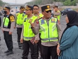 Kapoldasu Pantau Fungsional Exit Tol Sinaksak Mudik Lebaran