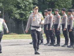 Sekda Wakili Bupati Pakpak Bharat Pada Apel Gelar Pasukan Operasi Ketupat 2023