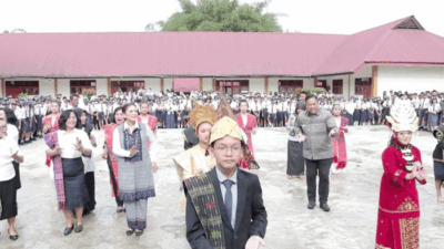 SMPN 1 Sidikalang Persembahkan Tari Kreasi Nusantara