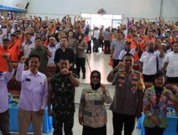 May Day 2023 di Labuhanbatu Moment Halal Bil Halal Antara Buruh Pekerja dengan Forkopimda