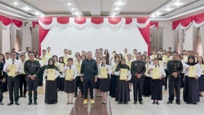 60 PPPK Nakes Pemkab Pakpak Bharat Terima SK Formasi 2022