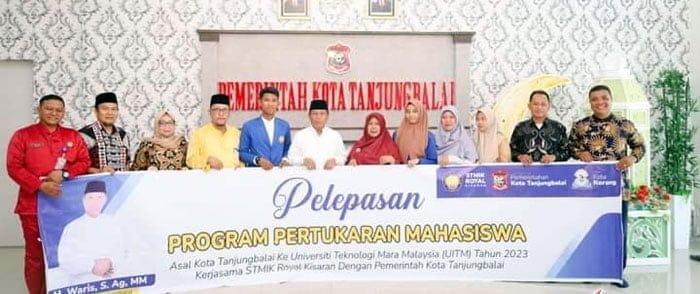 Wali Kota Tanjungbalai Lepas Pertukaran Mahasiswa ke Malaysia