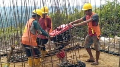 Bupati Pakpak Bharat Minta Pekerjaan Sarana Air Minum Sapo Polo Dikebut Pengerjaannya