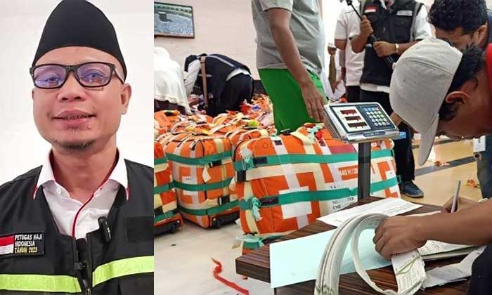 Dua Hari Sebelum Kepulangan Jemaah Barang Bagasi Ditimbang