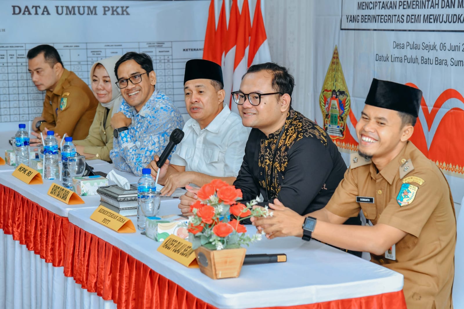 Desa Percontohan Antikorupsi, KPK RI Gelar Bimtek di Desa Pulau Sejuk