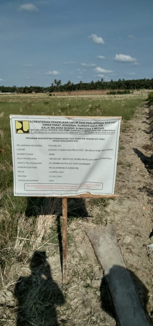 Proyek Irigasi P3A di Dusun VI, VII dan IX Desa Sukarejo Diduga Jadi Lahan Korupsi Berkedok Swakelola