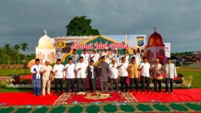 Poldasu dan Masyarakat Laksanakan Salat Idul Adha 1444 H/2023 M