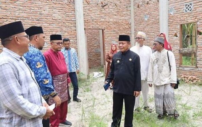 Wali Kota Tanjungbalai Tinjau Pembangunan Ponpes Dhiyaul Hadi