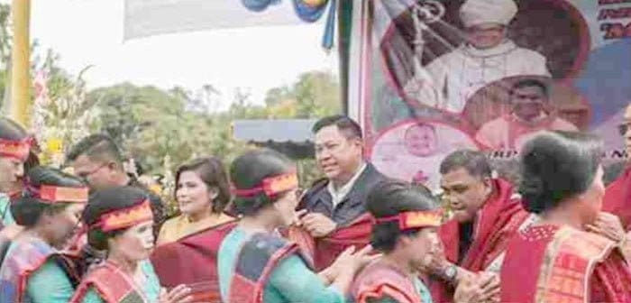 Bupati Dairi Hadiri Misa HUT ke-56 Paroki Santa Maria dari Gunung Karmel di Tigalingga