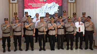 Kapolres Humbahas Pimpin Sertijab Pejabat Utama