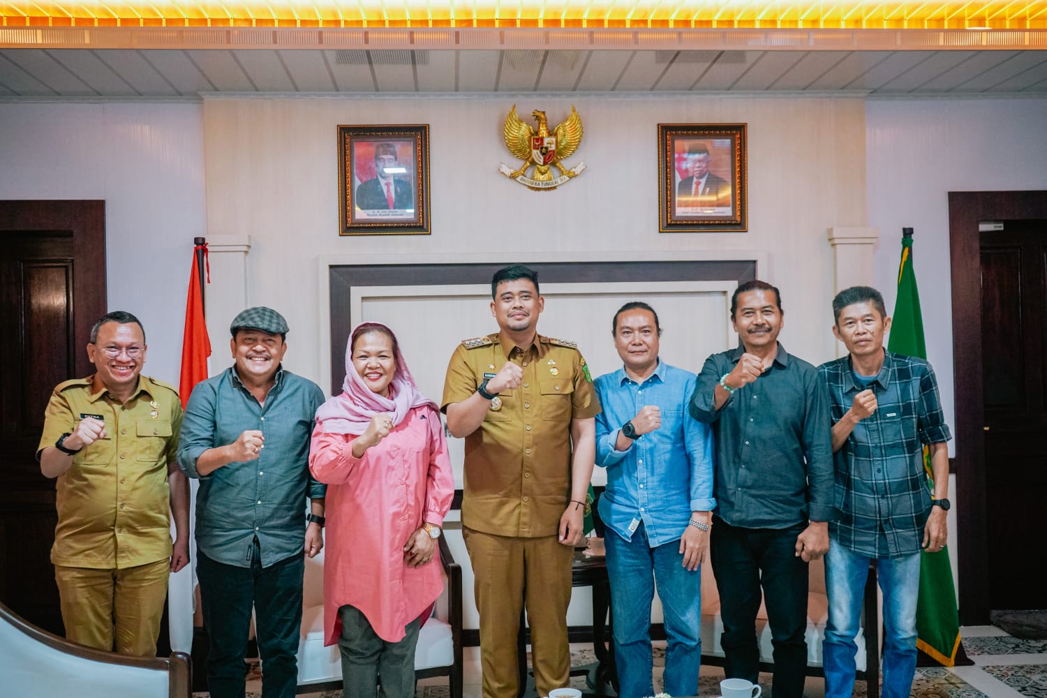 Bobby Nasution Terima Pelaku Seni Medan Theater