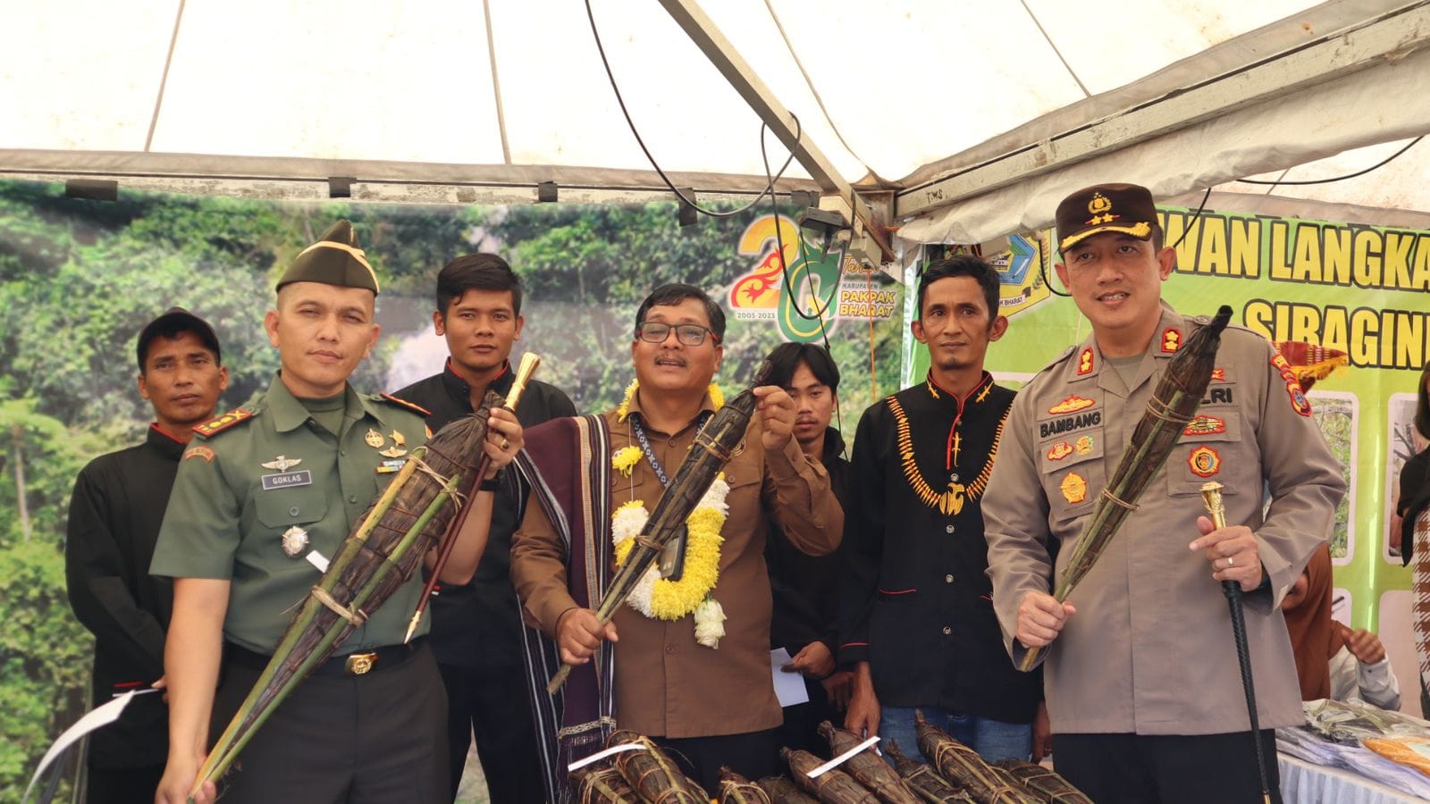 Kapolres Pakpak Bharat Hadiri Pesta Budaya Oang-Oang