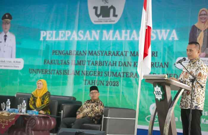 Lepas 1.582 Mahasiswa FITK UINSU Program PEMA, Ijeck: Jaga Akhlak dan Manfaatkan Kesempatan