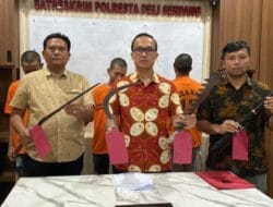 Polresta Deli Serdang Amankan Geng Motor