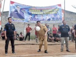 Bupati Dairi Buka Turnamen Voli Karang Taruna di Gunung Sitember