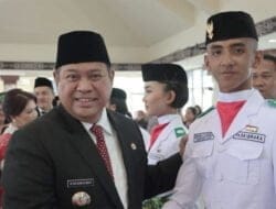 Bupati Dairi Kukuhkan Anggota Paskibraka Tahun 2023