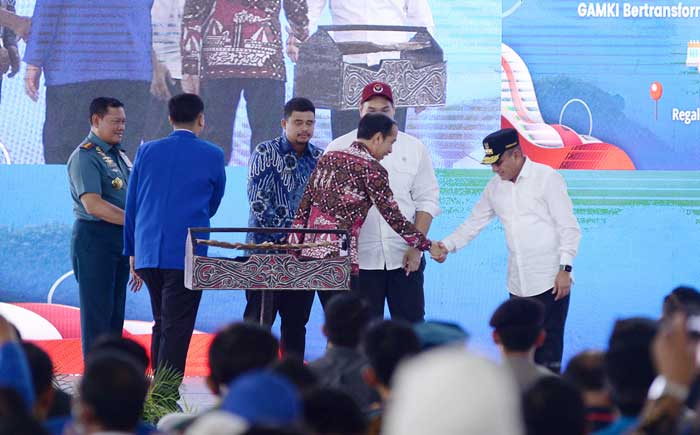 Gubernur Edy Rahmayadi Dampingi Presiden Jokowi Buka Rakernas GAMKI