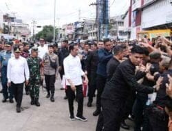 Gubernur Edy Rahmayadi Dampingi Presiden ke Pasar Sukaramai