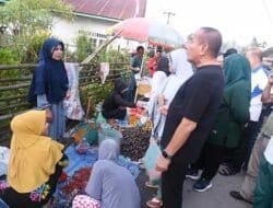 Gubernur Sumut Tinjau Pasar Pakantan Mandailing Natal